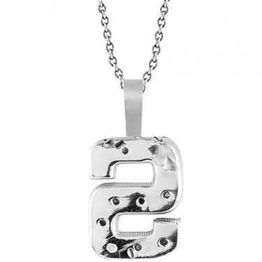 White 14K White Solid Gold Womens Initial Letter S Diamond Pendant 0.35 Ctw